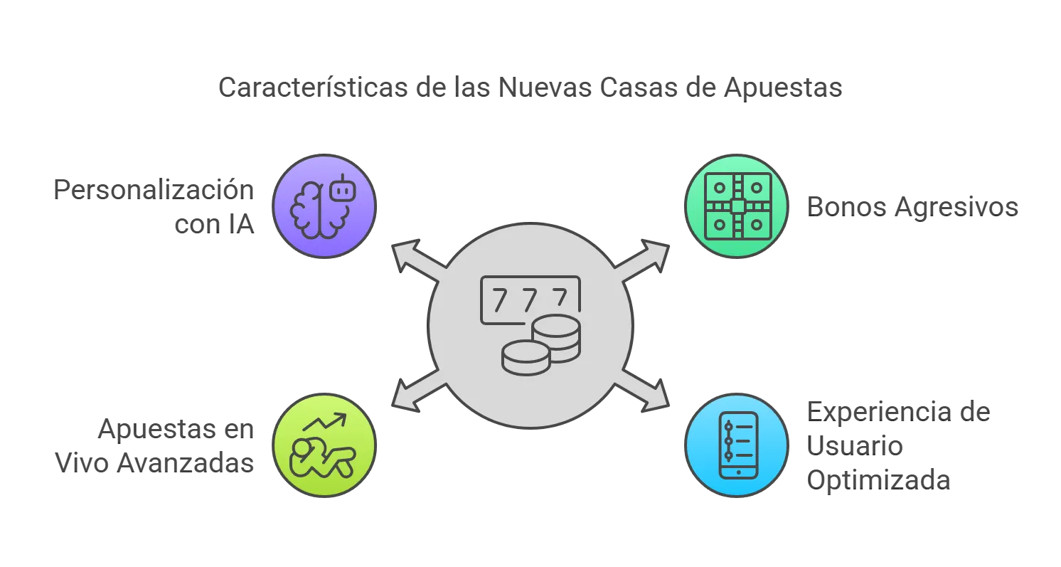 Características de las nuevas casas de apuestas